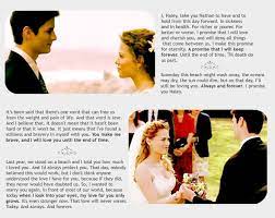 One Tree Hill Haley Wedding Vows One Tree Hill Quotes One Tree Hill Tv Weddings