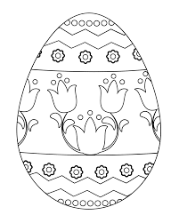 Трафарет пасхальное яйцо