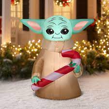 Star Wars 5 The Child With Candy Cane By Gemmy Industries Walmart Com