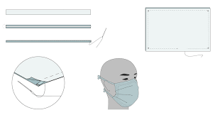 A Sewing Pattern For Fabric Face Mask The New York Times How to draw a face mask step by step for beginners. a sewing pattern for fabric face mask