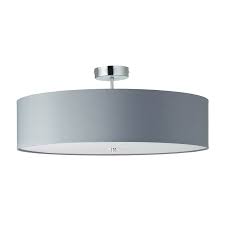 With ceiling lamp shades from the uk's best small creative businesses, there's plenty of inspiration here. Semi Flush Ceiling Light Andria Fabric Lampshade Lights Co Uk