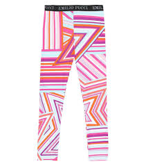 Spacedye girls leggings are out of this world! Emilio Pucci Kids Colorful Leggings For Girl With White Logo In Multicoloured Modesens