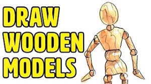 This video describes how to draw a common art prop, a mannequin or manikin. How To Draw With Wooden Mannequin Models Youtube