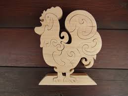 Wooden Rooster Puzzle Toy Wooden Waldorf Toy Eco Friendly 3d Puzzle Logic Toys For Children Kids Gifts Waldorf Toys Kids Gift Sets Puzzle Toys