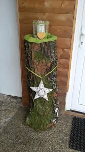 Baumstamm Birke Dekoration Im Eingangsbereich Dekoration Deko Garten Weihnachten Basteln Herbst Dekoration