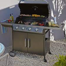 Bondi G450 4 Burner Gas Barbecue With Side Burner 0000004190394 Gas Bbq Outdoor Heating Barbecue