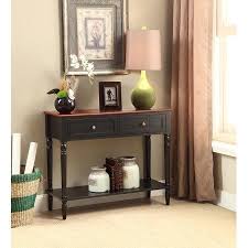 Convenience Concepts French Country Two Drawer Hall Table Walmart Com In 2020 Hall Table Johar Furniture Rustic Table