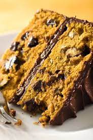 Chocolate Pumpkin Layer Cake Recipe Recipe Pumpkin Cake Desserts Layer Cake Recipes