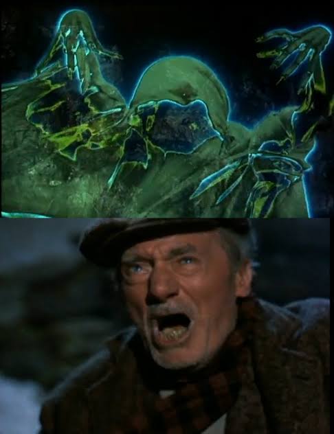 the screaming banshee ghost from Darby O' Gill and the little people