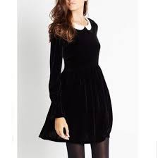 Topshop Black Contrast Collar Dress Kate Middleton Dresses Collar Dress Contrast Collar Dress Peter Pan Collar Dress