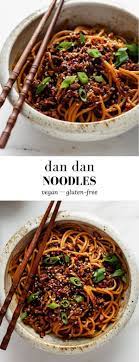 Vegan Dan Dan Noodles Recipe Dan Dan Noodles Vegan Dinners Vegan Comfort Food