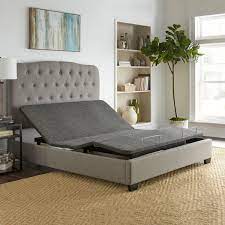Add a flexfit adjustable base to your sleep number bed and enjoy the individualized comfort you need. Sleep Sync Adjustable Bed Base Upholstered Queen Wireless Remote On Sale Overstock 27123430