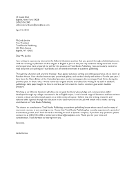 Cover Letter For Publishing