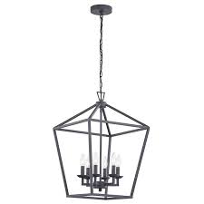 The most common lantern pendant light material is metal. Allen Roth Farmhouse Lighting Collection Black Farmhouse Lantern Pendant Light In The Pendant Lighting Department At Lowes Com