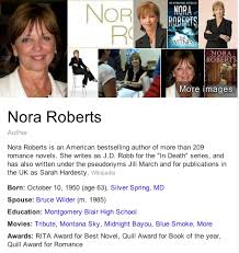 Nora Roberts She Also Writes As J D Robb Her Books Never Disappoint Nora Roberts Bestselling Author Author She is known for her work on intohimon ansassa (2001), savuhuntu (2007). nora roberts bestselling author author