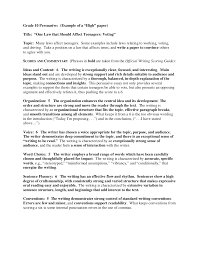 Depending on the length of your paper, you may decide to include more. Https Www Oregon Gov Ode Educator Resources Essentialskills Writinghs Wricimphigh Pdf