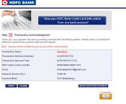 There are charges you may have to pay based on how you use the credit card. Hdfc Bank Credit Card Complaints