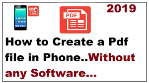 If the mac app you are using allows for printing, there's nearly a 100% chance the same steps below will make a pdf in that app, too. How To Create A Pdf File In Phone Youtube