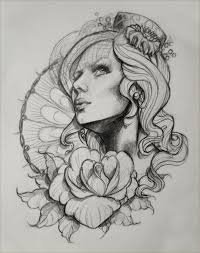 Tattoos Gallery Traditional Gypsy Woman Tattoo Design How to draw a neo traditional gypsy girl. traditional gypsy woman tattoo design