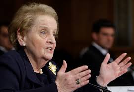 Madeleine Albright, first female US secretary of state and child refugee  from Soviet Europe, dies at age 84