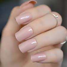 Has been added to your cart. Amazon Com Shiny Nature False Nails Pure Nude Candy Color Medium Full Salon Fake Acrylic Nail Tips Decoration Diy Finger Faux Ongles 205m Beauty
