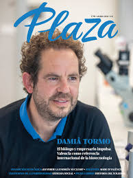 El biólogo y empresario Damià Tormo, portada de la revista Plaza de marzo