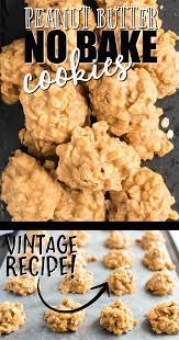 Peanut Butter No Bake Cookies In 2020 Peanut Butter No Bake Easy Peanut Butter Peanut Butter Recipes