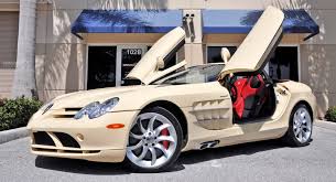 Not the mclaren mercedes slr, like the brits like to call it. Beige 2009 Mercedes Slr Mclaren Roadster Is One Of A Kind Thankfully Carscoops
