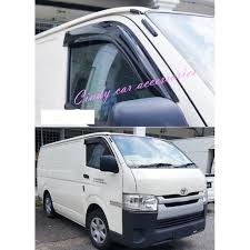 Hiace 50 series vans have short wheelbases, 60 series have long, and 70 series have super. Toyota Hiace Van 07y Above Medium 4 Door Visor 2 Door Shopee Singapore