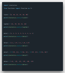 Python Median Function How To Find Median Of List
