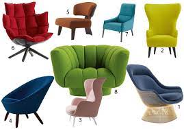 Chic et élégante les belles matières comme le laiton le marbre ont une place de. Les Plus Beaux Fauteuils En Couleur De La Saison Elle Decoration