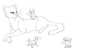 Warrior Cats Queen Cat Coloring Page Horse Coloring Pages Dog Coloring Page