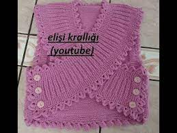 24 Ilmek Ile Baslamali 1 2 Yas Bebek Bolero Tarifi Nazarca Com Bebek Orgu Egitimleri Bebek Yelek