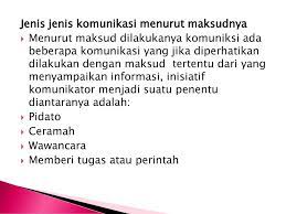 10 juni 2013 19:14 diperbarui: Jenis Jenis Komunikasi Menurut Cara Penyampaianya Ppt Download