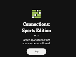 NYT Connections Sports Edition Today: Hints and Answers for Wednesday, May 6, 2026