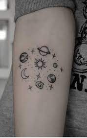Small Planets Tattoo Planet Tattoos Planets Tattoo Body Art Tattoos