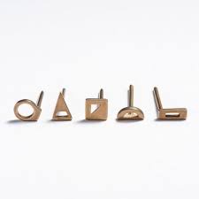 Betsy And Iya S Geometric Decorative Bronze Nails Will Make Whatever You Hang With Them Look Extra Good Bronze Nails Stud Walls Bronze