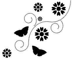 Each silhouette is separated in a zip file as a high resolution png file with a transparent background. Floral Butterflies Silhouette Icons Png Free Png And Icons Downloads
