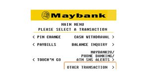 To other account at other bank within atm bersama network*. Checkout With Maybank Atm Cdm 3rd Party Transfer G2g Payment Guide