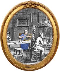 Women in picture framing