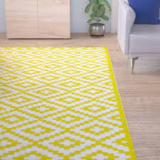 Check out our blue and yellow rug selection for the very best in unique or custom, handmade pieces from our rugs shops. World Menagerie Moretinmarsh Yellow Outdoor Area Rug Reviews Wayfair Co Uk