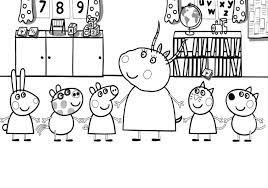 A funny laughing and merry woman. Peppa Pig Coloring Pages Free Printable Coloring Pages For Kids