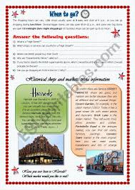 A whole new meaning … Shopping In The Uk Esl Worksheet By Alex076