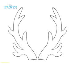 Sven Reindeer Coloring Pages Reindeer Antlers Diy Christmas Reindeer Reindeer Ears