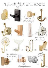 Wall hanging plastic nail hooks creative decorative wall decor towel vintage coat brass plated eye and gifts related to buy today at dunelm the internet you can hanger home depot. Decorative Wall Hooks My 16 Favorites Driven By Decor