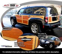 Wood Panel Graphics Kit 1 For Chevrolet Hhr Chevy Hhr Chevrolet Wood Paneling