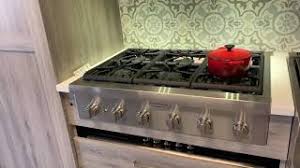 Construction junction ► inventory ►appliances ►thermador 48in gas rangetop. Thermador Range Top Quick View Pcg366w Youtube