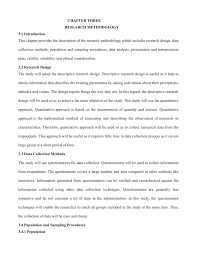 Risk and well being of the subjects are the major factors. Pdf Chapter Three Research Methodology 3 1