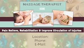 What makes a great massage therapist business card? Massage Therapy Template Postermywall