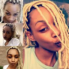 Black And Platinum Blonde Faux Locs Platinum Blonde Faux Locs Platinum Blonde Hair Styles Faux Locs